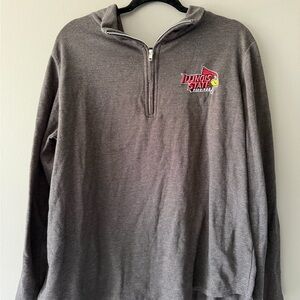 Illinois State University Gray Quarter-Zip Pullover